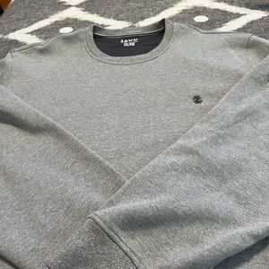 Mens IZOD Crewneck Sweater, Heather Grey XXL